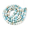 Ombre Effect Dyed Glass Beads Strands GLAA-N067-01A-03-2