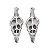 Tibetan Style Alloy Pendants PALLOY-T075-138AS-RS-2