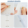 6 Pages Felt Brooches Collection Binder Book AJEW-WH0709-134B-5