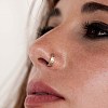 Brass Nose Studs Nose Piercing Jewelry AJEW-BB66668-C-3