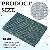 2 Yards Laser Polyester Imitation Peacock Feather Fabric DIY-PH0038-39C-2