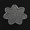 Flower ABC Plastic Pegboards used for 5x5mm DIY Fuse Beads X-DIY-Q009-15-2