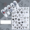 Butterfly Paper Nail Art Stickers PW-WG16398-06-1