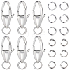 6Pcs 304 Stainless Steel Lobster Claw Clasps STAS-BBC0008-57P-7