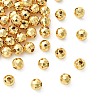 SHEGRACE Brass Round Beads XGRPCU042-293G-1