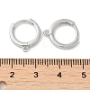 Brass Hoop Earrings Finding KK-H455-62P-3