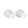 Baking Paint Transparent Glass Beads X1-GLAA-N011-10mm-06-2