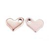 Ion Plating(IP) 304 Stainless Steel Charms STAS-G127-08RG-2