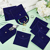 Square Velvet Jewelry Package Bags ABAG-WH0035-055C-01-5