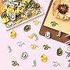 30Pcs 6 Styles Tibetan Style Alloy Pendants FIND-YW0010-52-5