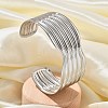 304 Stainless Steel Cuff Bangles BJEW-B108-13P-1