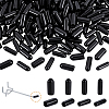 400Pcs 4 Styles PVC Round End Cap Cover FIND-GA0007-05-1