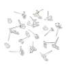 2 Pairs Alloy Stud Earrings for Women EJEW-FS0001-27B-3