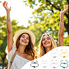 3 Sets 6Pcs 3 Styles Alloy Enamel Link Bracelets BJEW-TA0001-22-9