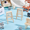 Wooden Mini Ladders DIY-WH0021-58-5