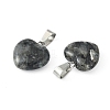 Natural Larvikite Goldstone Pendants G-Q371-14-3