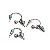 304 Stainless Steel Dangle Stud Earrings FS-WG2B7D5-03-5