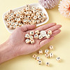 ddPrinted Natural Wood Beads WOOD-KS0001-12-6