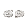 Non-Tarnish 304 Stainless Steel Pendants STAS-B032-14P-3