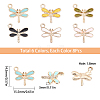 SUNNYCLUE Light Gold Plated Alloy Charms ENAM-SC0001-58LG-2