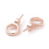 925 Sterling Silver Screw Eye Peg Bails LS-STER-D035-46RG-3