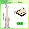 Wood Warping Paddle for Weaving TOOL-WH0518-63-2