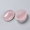 Natural Rose Quartz Cabochons G-L553-41-3