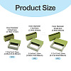 3 Bags 3 Styles Square Transparent PE Thin Film Suspension Jewelry Display Box CON-TA0001-38A-4