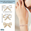 10Pcs Brass Micro Pave Cubic Zirconia Pendants KK-BBC0020-50-2