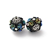 Handmade Resin Indonesia Round Beads IPDL-P005-24AS-02-2