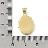 Brass Enamel Pendants KK-K427-07G-3