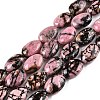 Natural Rhodonite Beads Strands G-M206-52-4