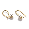 Brass Hoop Earrings X-EJEW-B005-01G-2