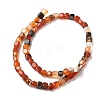 Natural Dragon Veins Agate(Dyed & Heated) Beads Strands G-G177-E12-03-4