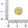 Brass Micro Pave Cubic Zirconia Beads KK-Z095-04G-12-3