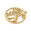 304 Stainless Steel Giraffe Pendants STAS-S186-07A-G-2