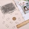 200Pcs 2 Size 304 Stainless Steel Hoop Earrings Findings STAS-CN0001-49-3