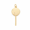 Brass Enamel Pendants KK-S362-033D-NR-2