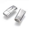 Tarnish Resistant 304 Stainless Steel Bayonet Clasps STAS-G143-31A-2