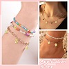 9Pcs 3 Style Brass Micro Pave Clear Cubic Zirconia Pendants KK-CJ0002-81-7