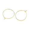 SHEGRACE Brass Hoop Earring Findings XGRPCH295-217G-1