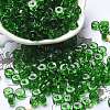 Transparent Colours Glass Seed Beads SEED-E001-T3x6mm-01-1