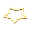 304 Stainless Steel Pendants STAS-B044-02G-2