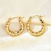 304 Stainless Steel Hoop Earrings for Women EJEW-L296-071G-2