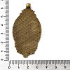Vintage Tibetan Style Alloy Carved Rose Large Pendant Cabochon Settings LS-TIBEP-M018-99AB-NF-3