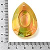 Electroplated Glass Pendants X-GLAA-G122-07A-3