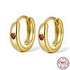 925 Sterling Silver Thick Hoop Earrings for Women UT4411-1-1