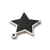 304 Stainless Steel Enamel Charms STAS-A078-09P-4
