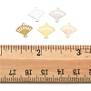 200Pcs 5 Colors Brass Laser Cut Hollow Connector Charms KK-FS0001-71-5