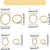 400Pcs 4 Style Iron Jump Rings IFIN-UN0001-05-5